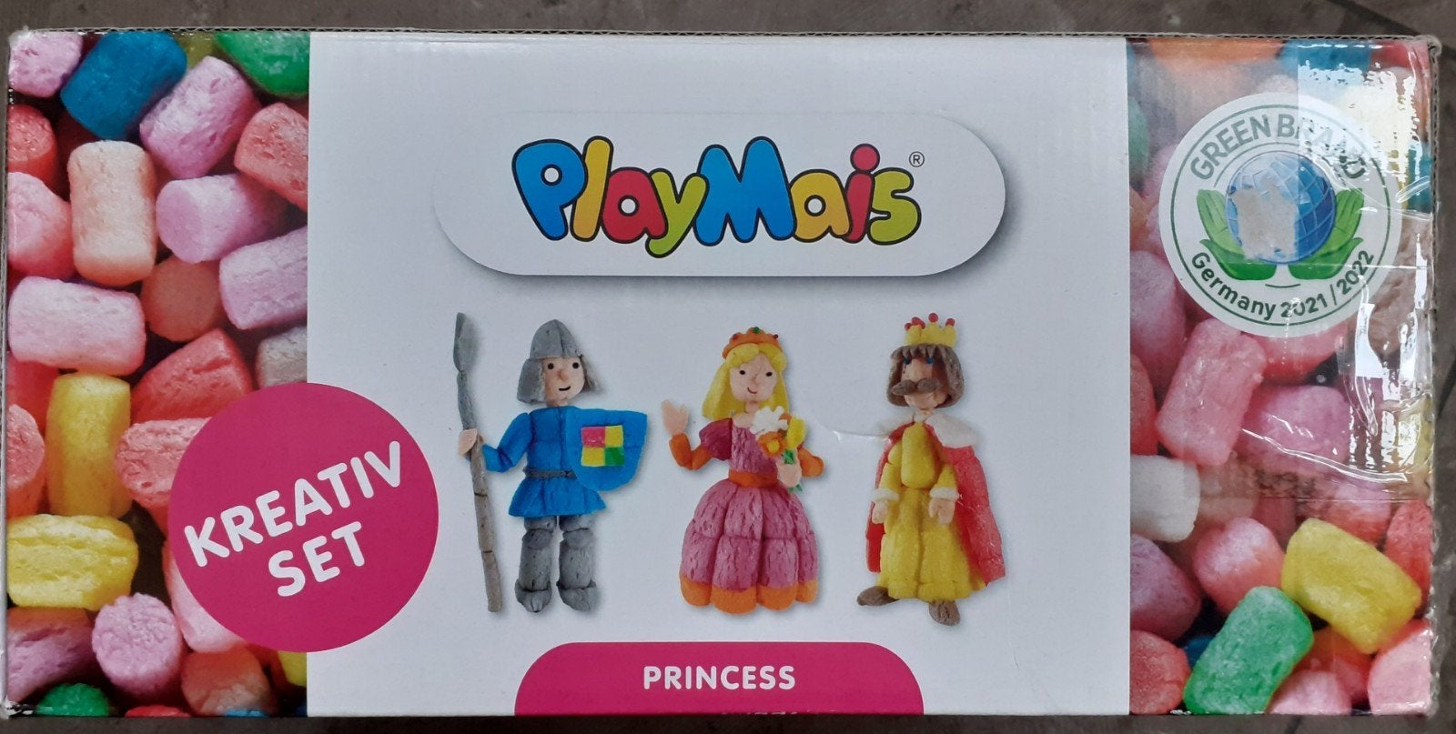 PlayMais Princess Kreativ Set - Knutselen met maïskorrels, Kinderen en Baby's, Ophalen of Verzenden, Zo goed als nieuw, Knutselen
