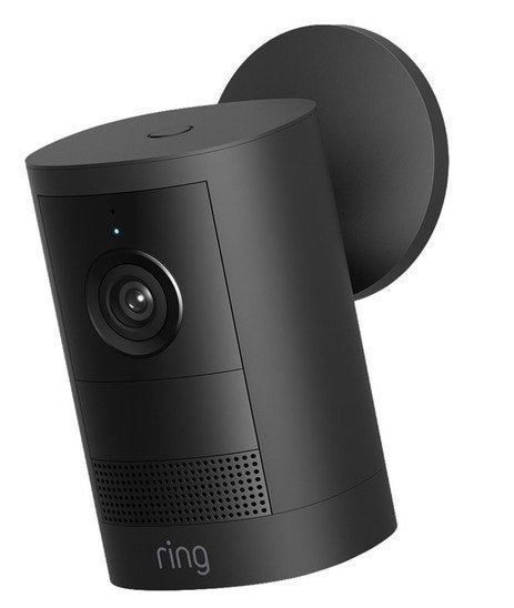 Ring Stick Up Cam (3e generatie) Plug-in wired zwart als nw!, Verzenden, Zo goed als nieuw