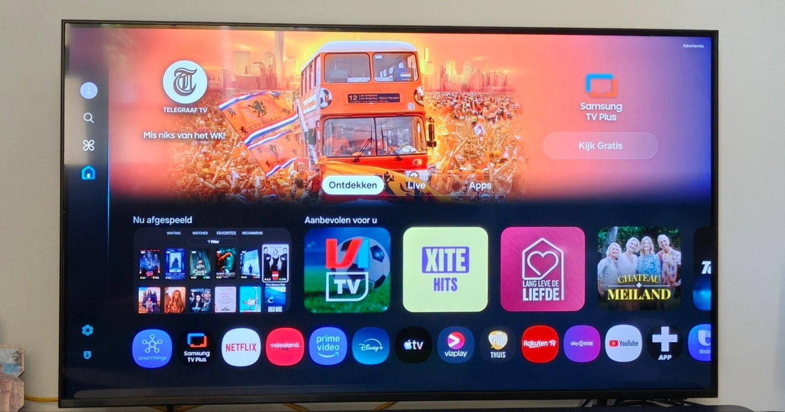 Te koop samsung crystal 43" smart tv, Audio, Tv en Foto, Televisies, Ophalen, 100 cm of meer, 50 Hz, Samsung