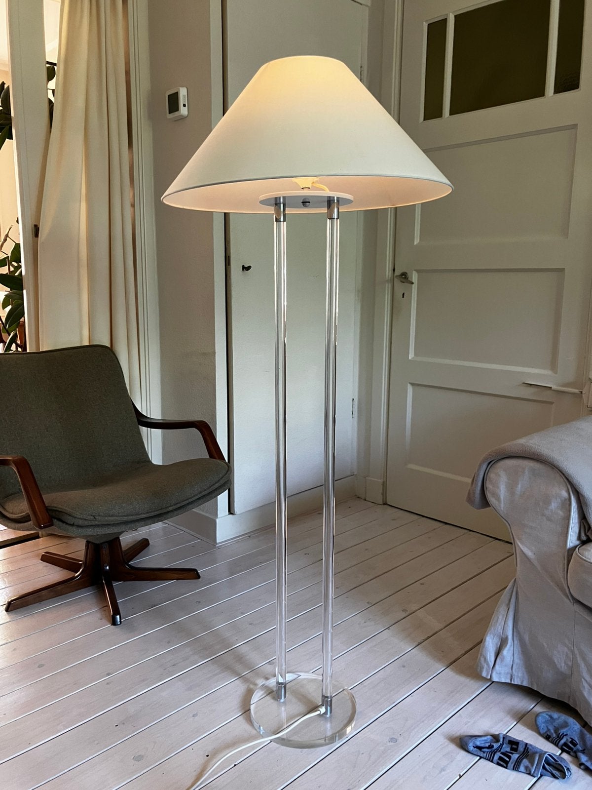Vintage vloerlamp. Jaren 70/80, Ophalen of Verzenden, Zo goed als nieuw, 150 tot 200 cm