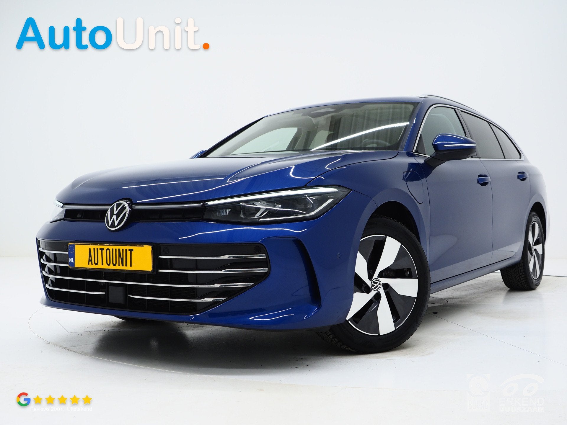 Volkswagen Passat Variant 1.5 eHybrid Elegance | 5 Jaar Gara, Zwart, 4 cilinders, Blauw, Leder en Stof
