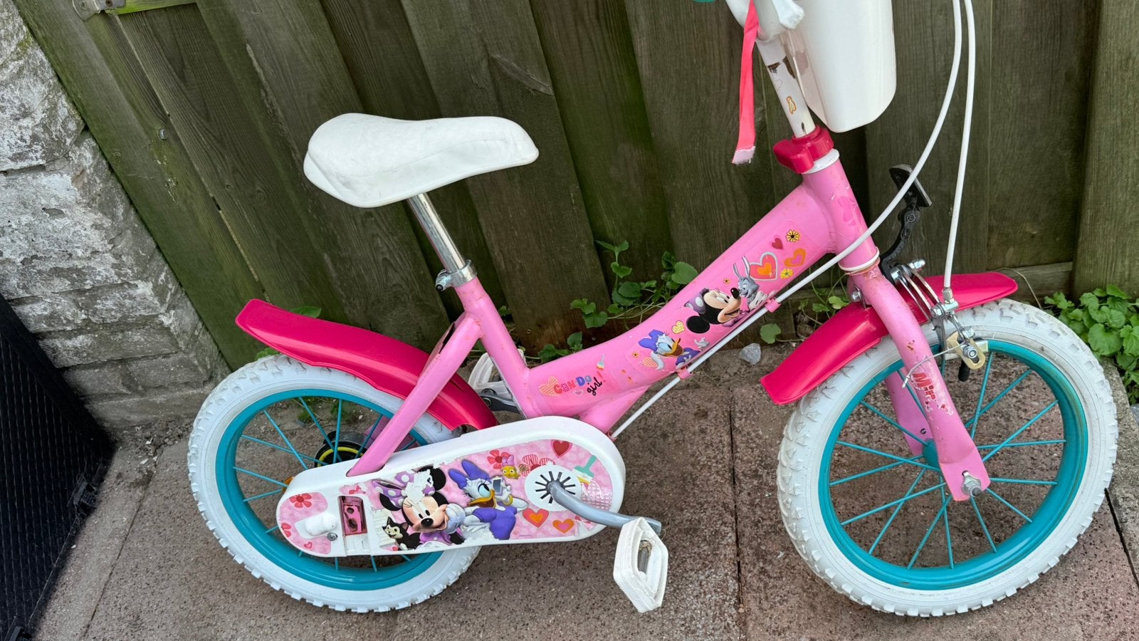 Minnie mouse fiets, Ophalen, Zo goed als nieuw, Minder dan 16 inch