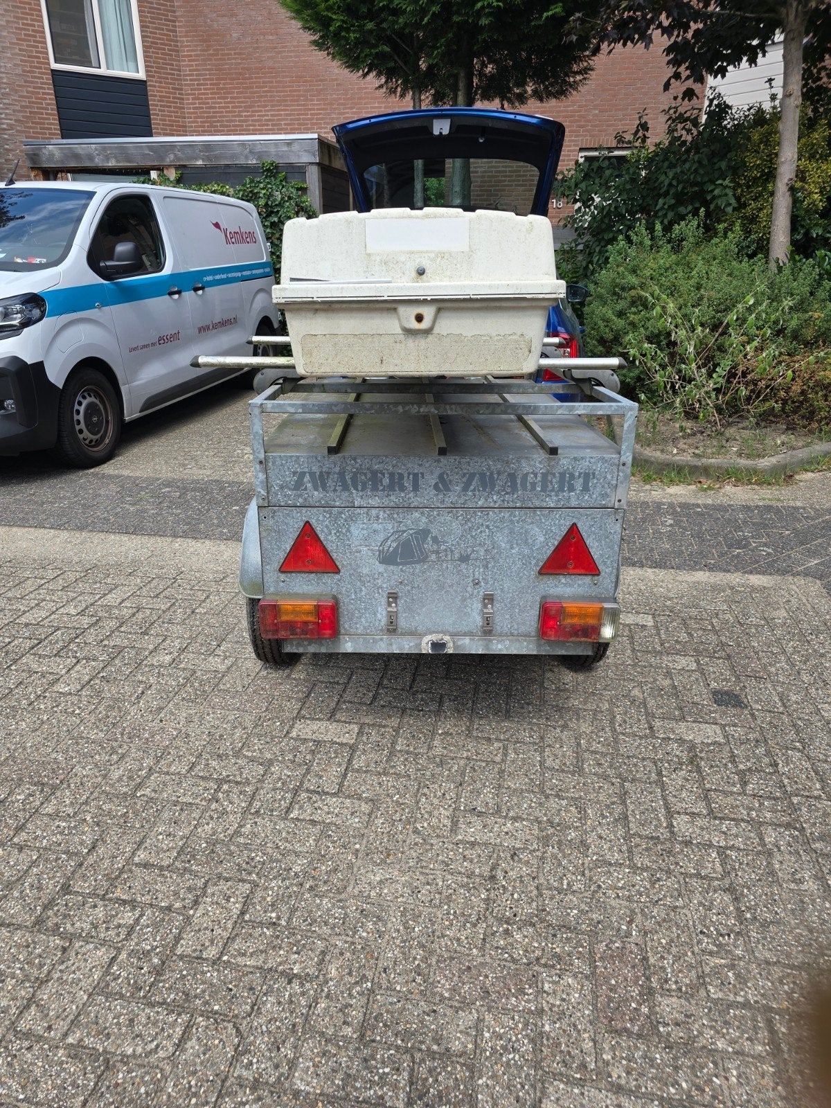 aanhanger met box, Ophalen, Gebruikt, Overige typen
