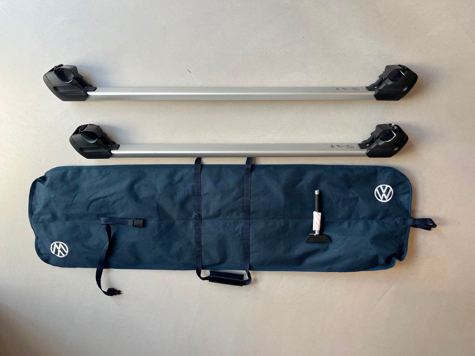 Originele VW Passat B6/B7 Variant dakdragers (open dakrails), Ophalen, Gebruikt