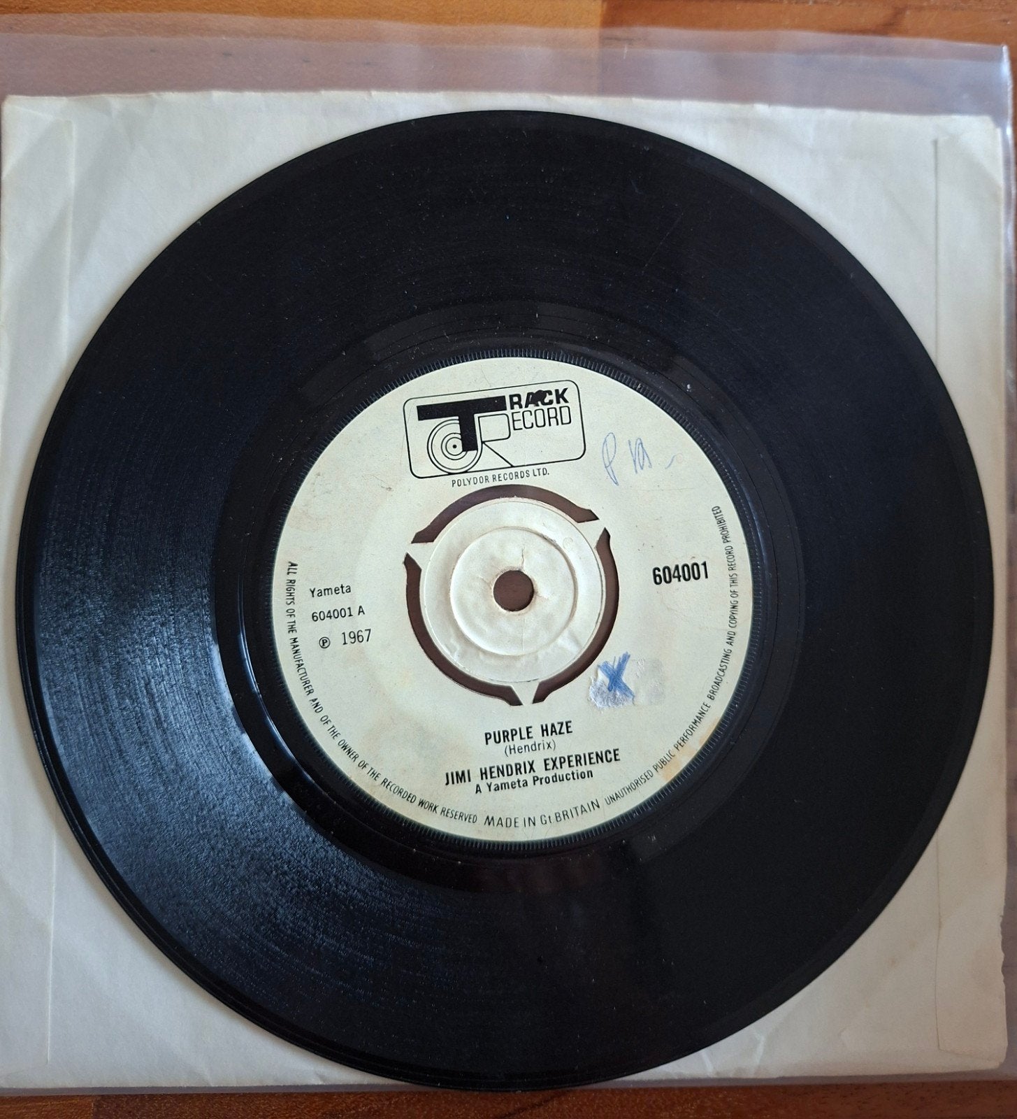Jimi Hendrix Experience  - Purple haze - Single is TOP, Verzenden, Gebruikt, 7 inch, Pop