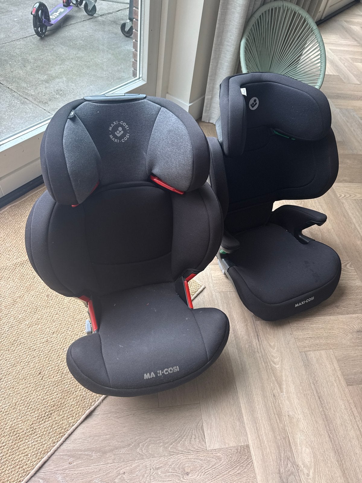 Maxi-Cosi RodiFix (air)protect en Rodifix R i-size autostoel, Ophalen, Autogordel of Isofix, Gebruikt, 15 t/m 36 kg