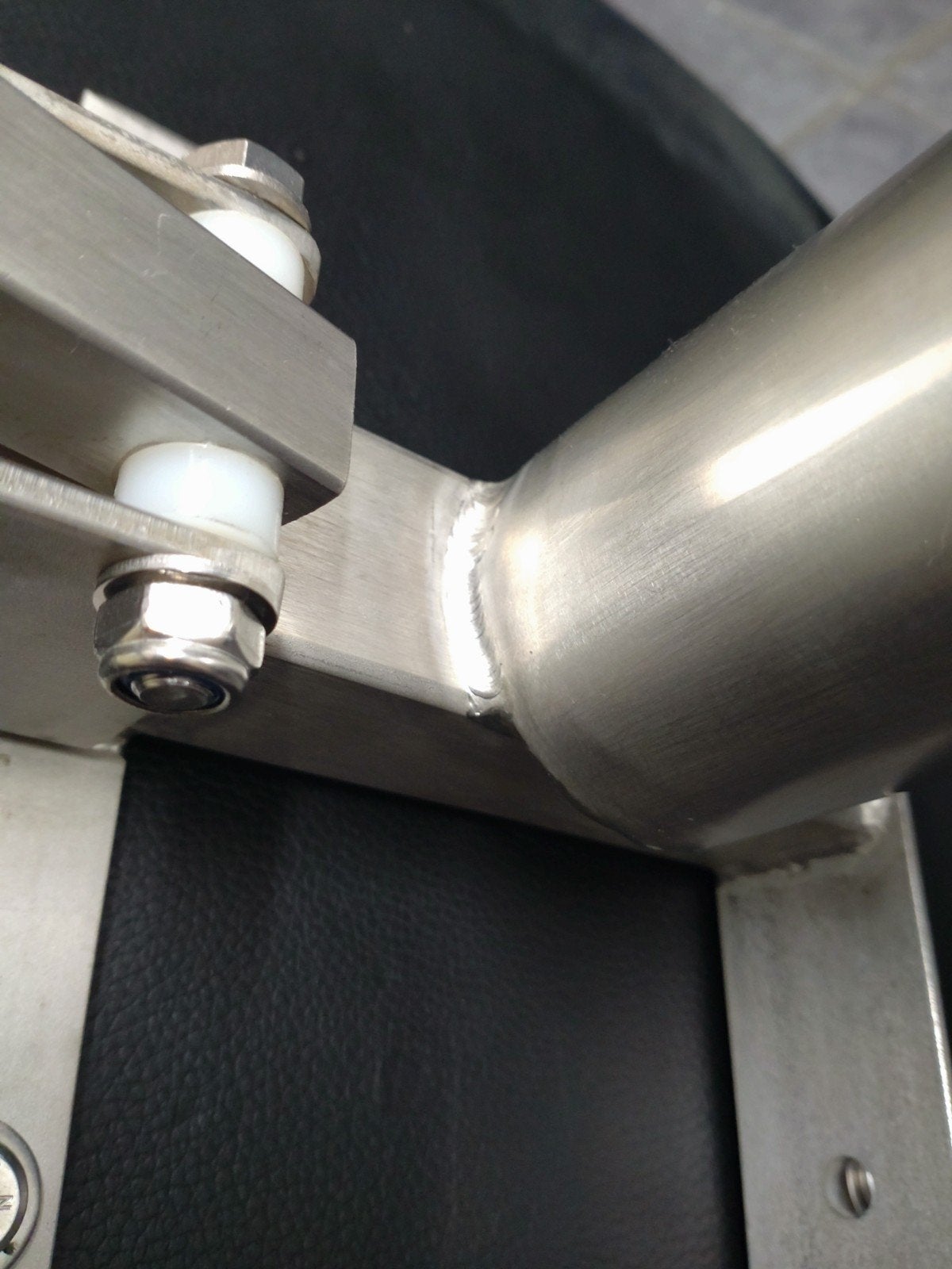Foto 13 van SCORE industriële werkplaatsstoel RVS oliebestendig