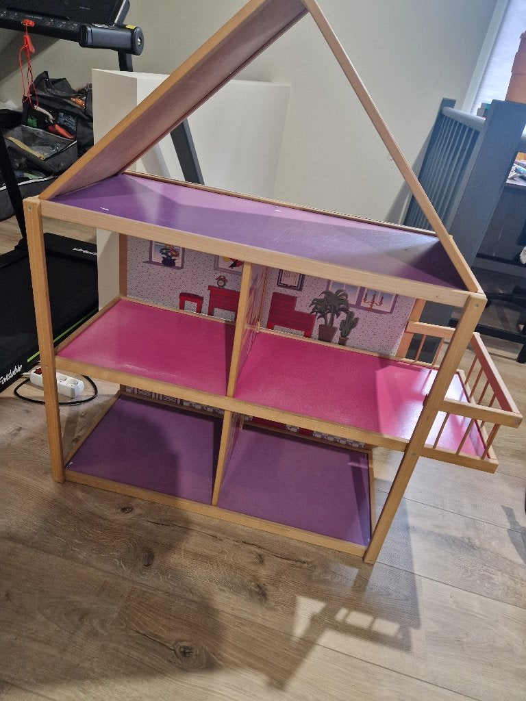 Barbiehuis, Kinderen en Baby's, Ophalen, Gebruikt, Poppenhuis