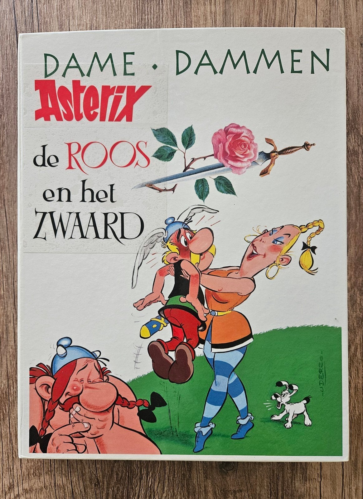 Asterix Damspel - Dame, Dammen, de Roos en het Zwaard, Een of twee spelers, Ophalen of Verzenden, Gebruikt, Editions Atlas Collections