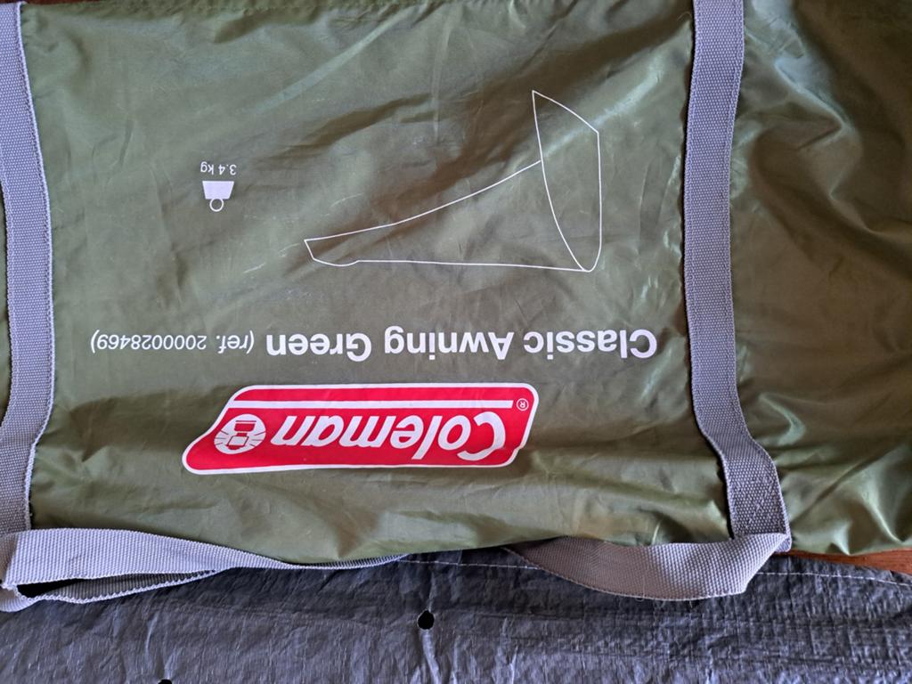 Coleman Classic Awning Green - Luifel voor tent, Ophalen of Verzenden, Gebruikt