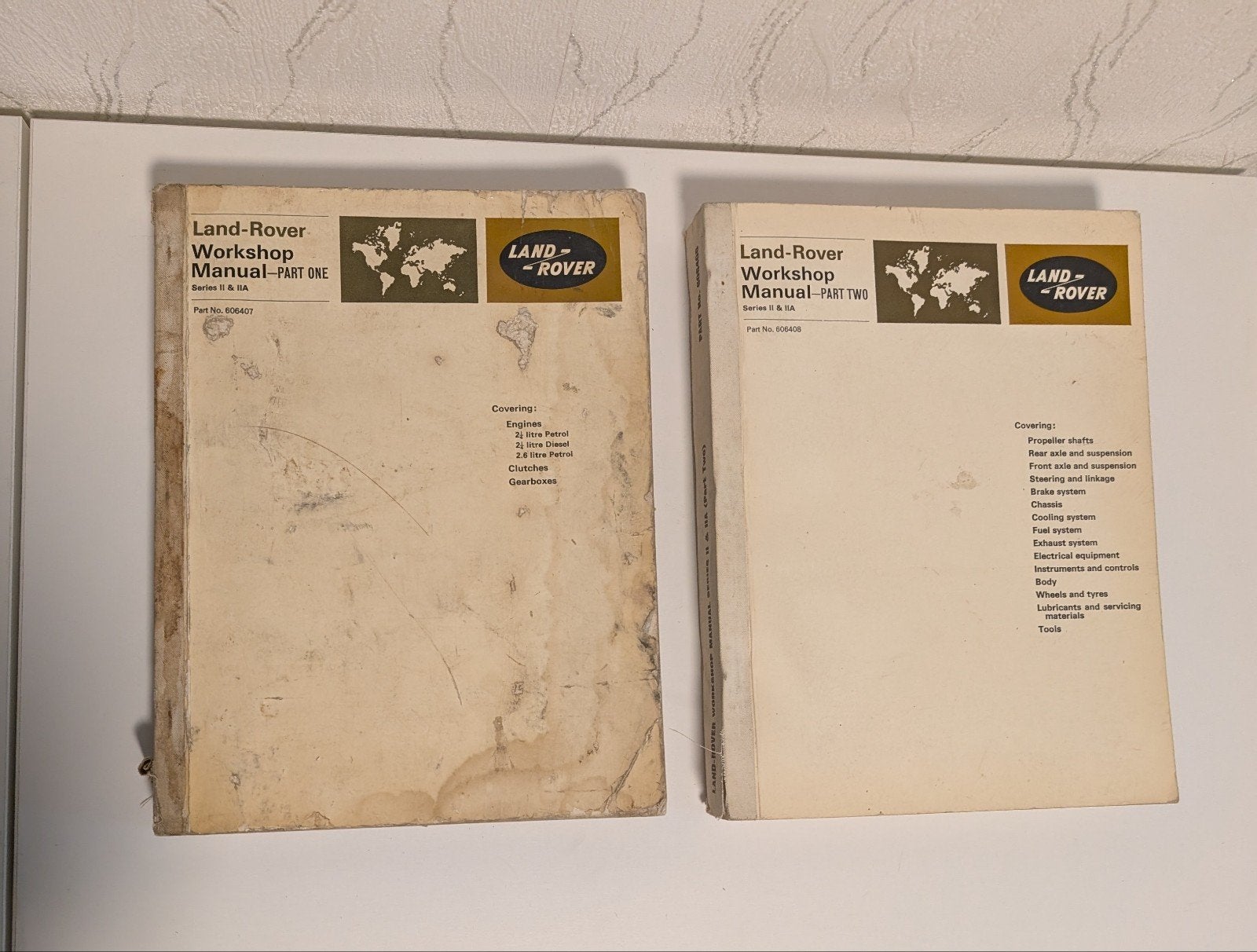 Originele Land Rover Series II & IIA Workshop Manuals 1969, Gelezen, Land Rover, Ophalen of Verzenden, Overige merken