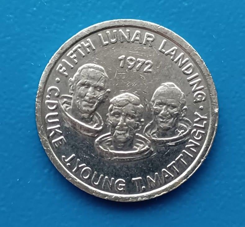 Penning Apollo 16 - FIFTH LUNAR LANDING 1972, Verzenden, Overige materialen, Buitenland