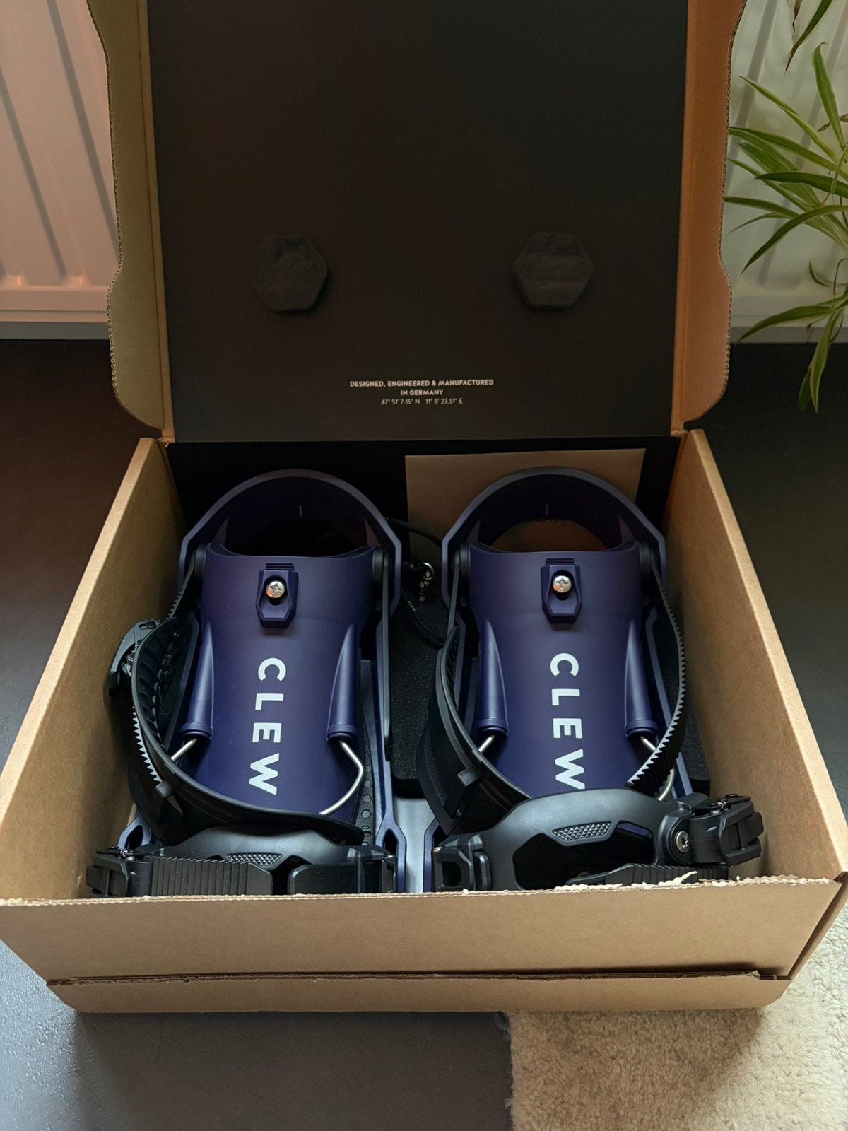 NIEUW CLEW bindings maat L | snowboardbindingen, Sport en Fitness, Ophalen, Nieuw, Bindingen