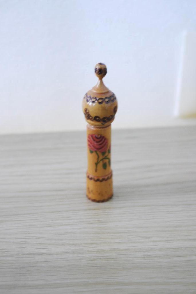 parfum houten omhulsel hout / bamboe ? voor sample, Ophalen of Verzenden, Gebruikt, Toebehoren