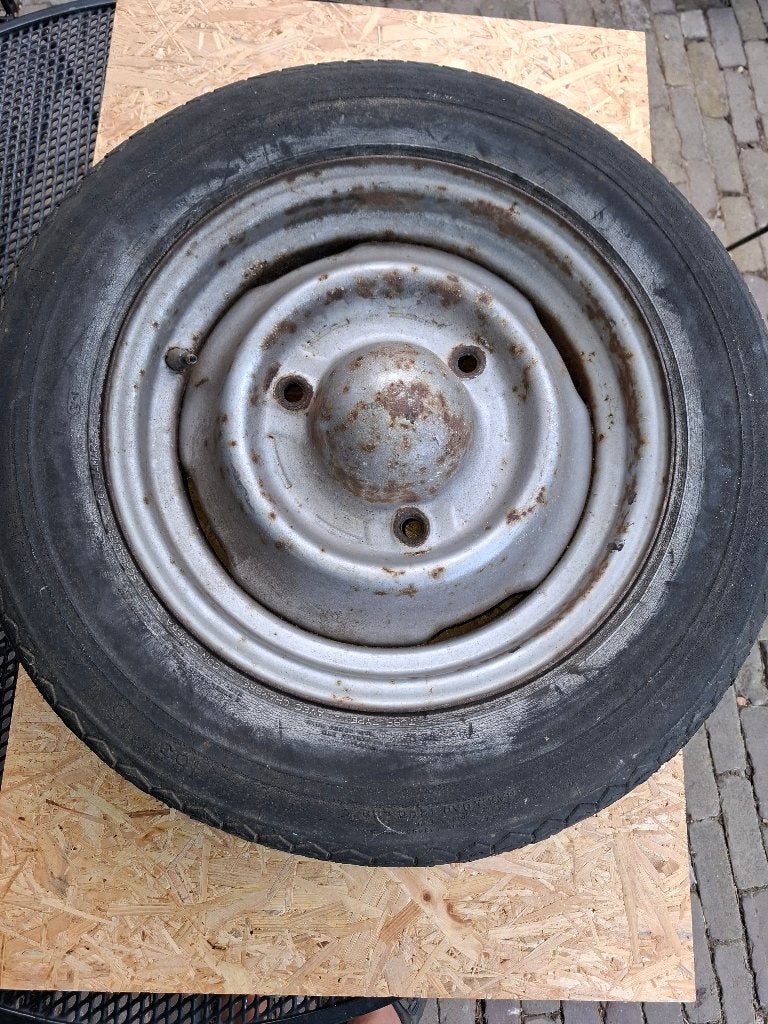 Drie originele velgen voor Renault Estafette, Auto-onderdelen, Ophalen, 15 inch, Velg(en), Zomerbanden