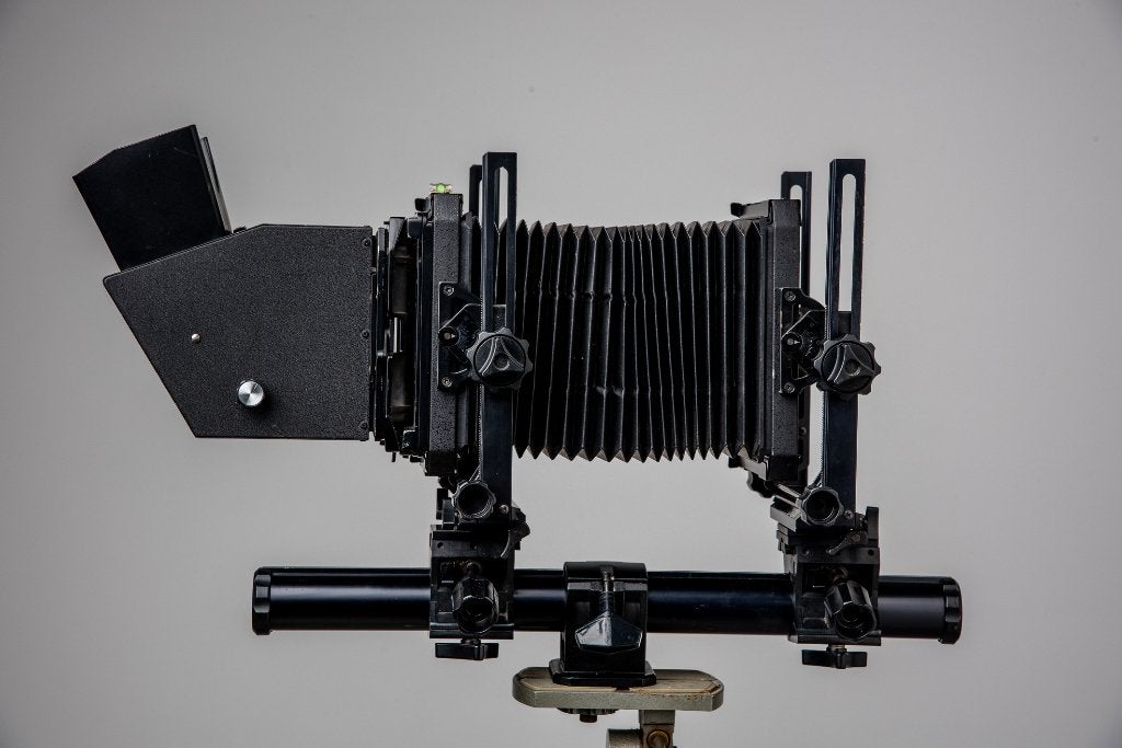 Toyo View 45C + Binocular Viewer in goede staat, Ophalen of Verzenden, Zo goed als nieuw, Spiegelreflex, Overige Merken