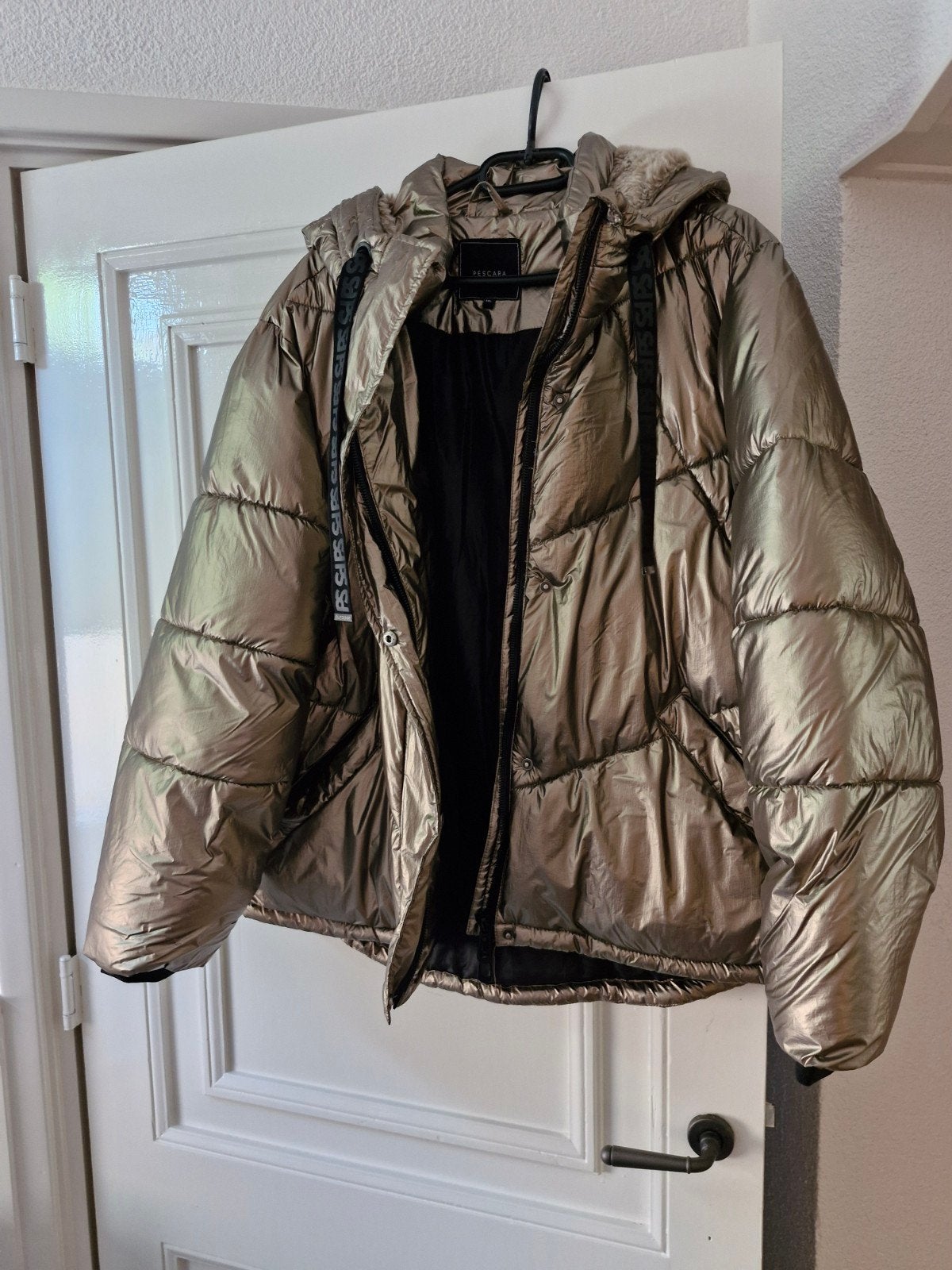Winterjas van Terstal, Ophalen of Verzenden, Zo goed als nieuw, Maat 46/48 (XL) of groter, Zwart