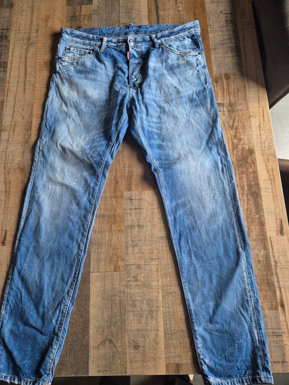 Dsquared2 Jeans - Maat 56 - Blauw - Gedragen, Dsquared2, Blauw, Ophalen of Verzenden, W40 - W42 (confectie 56/58)