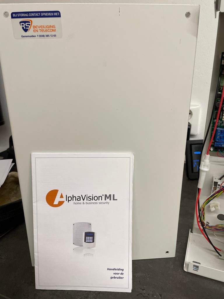 Alphavision M Alarmsysteem met display en proxy lezer, Doe-het-zelf en Verbouw, Alarmsystemen, Ophalen of Verzenden, Gebruikt