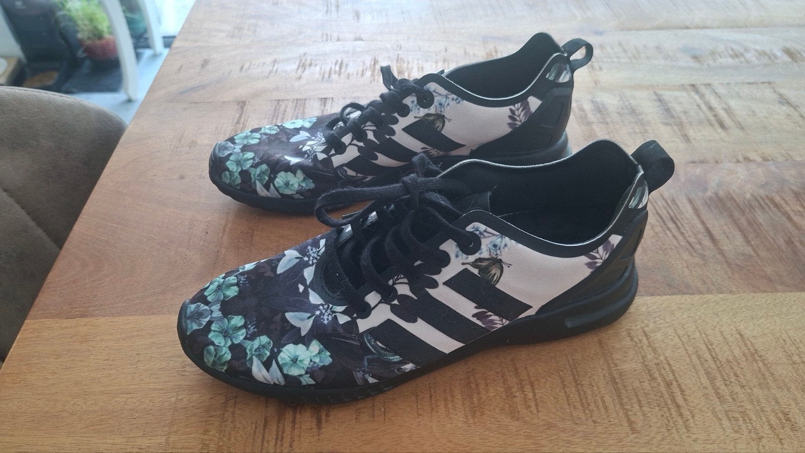 Adidas ZX Flux sneakers met bloemenprint, Adidas, Zwart, Ophalen of Verzenden, Sneakers of Gympen