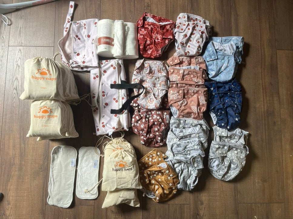 Happy Naps Wasbare Luiers en Accessoires - Complete Set, Ophalen, Gebruikt