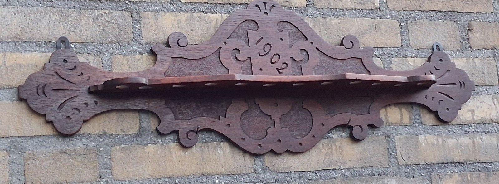 Lepelrek. Eikenhout. 1908. 11 gaats.  71 cm., Ophalen