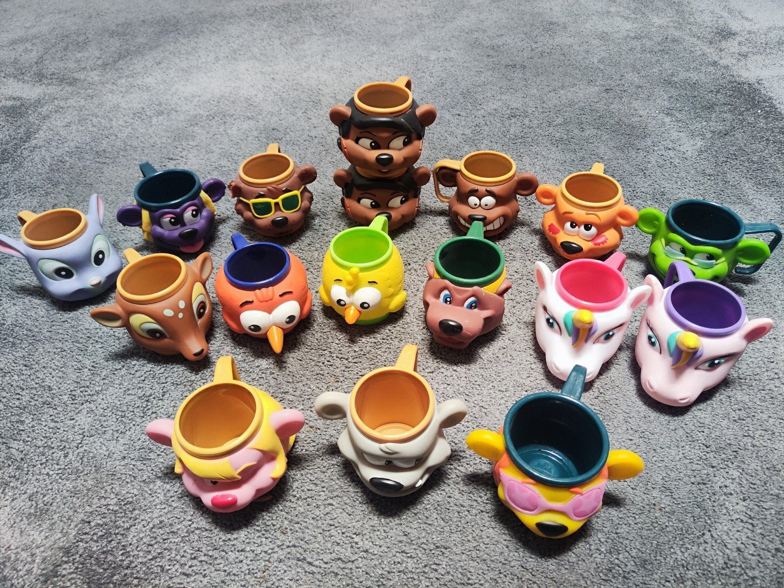 16x Leuke Dieren Bekers - Perfect voor Kinderfeestjes!, Ophalen of Verzenden, Gebruikt, Jongen of Meisje