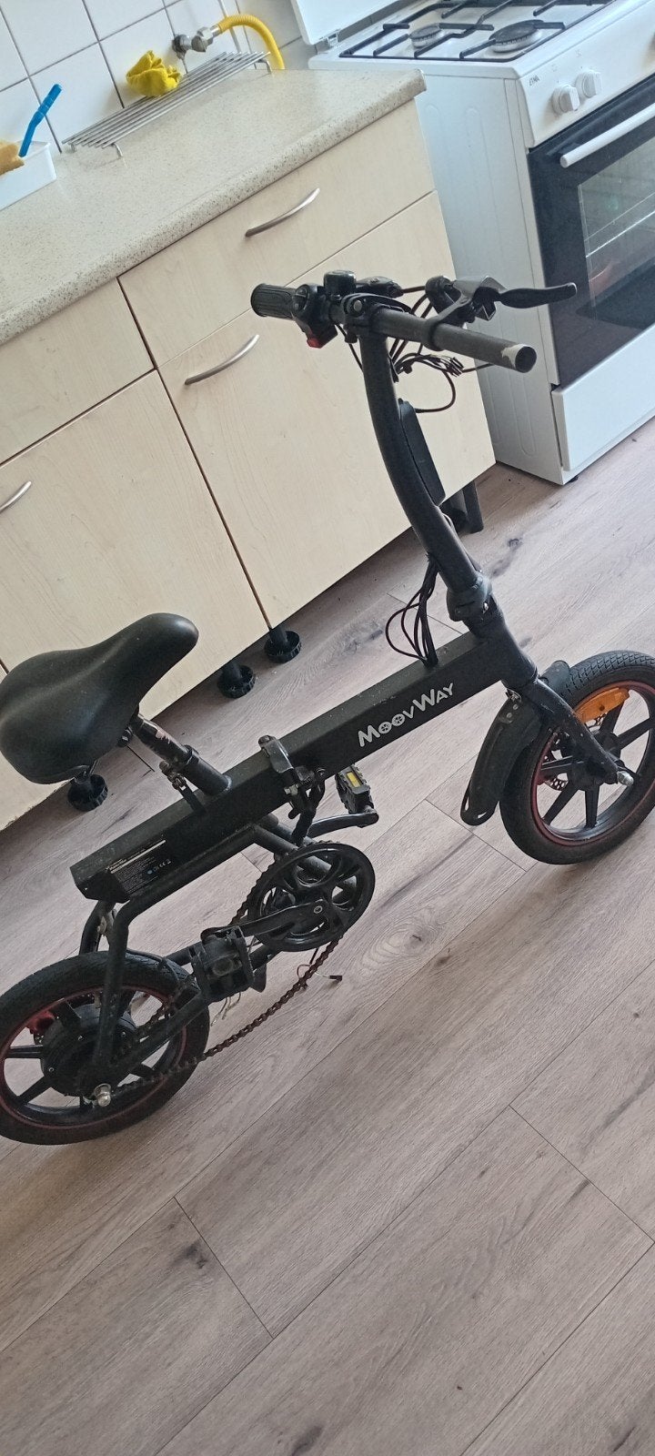Electrische fiets Moovway voor onderdelen, Ophalen of Verzenden, Gebruikt