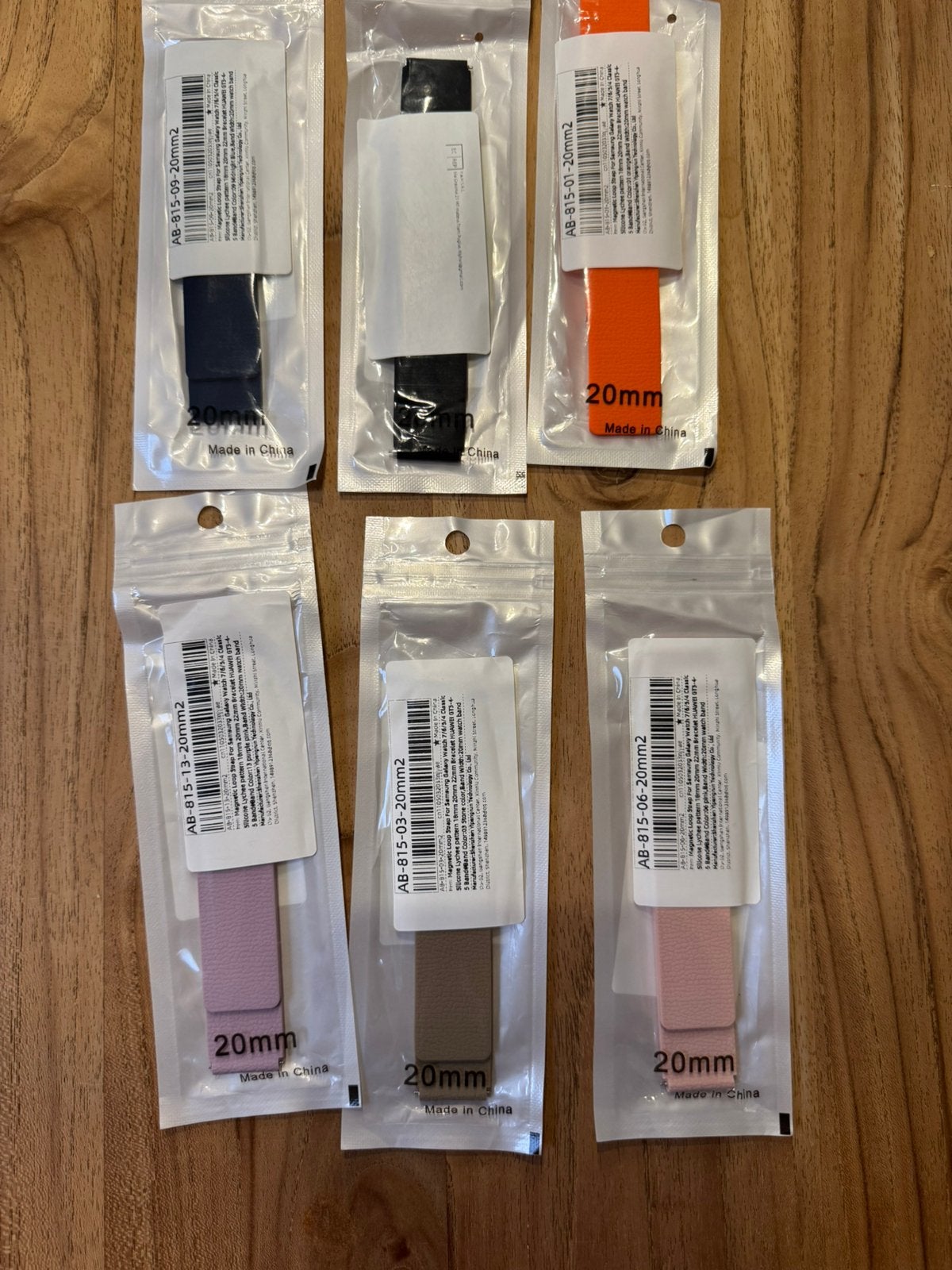 6 Garmin Quick Fit 20 mm bandjes, Ophalen