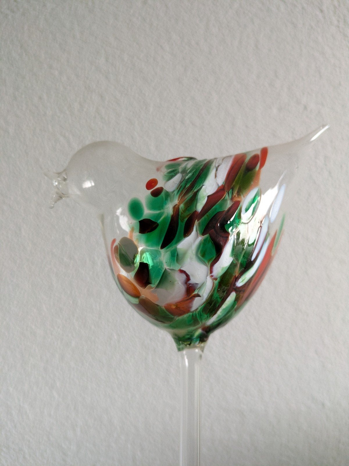 Glazen Vogel - Handgeblazen decoratie, Antiek en Kunst, Antiek | Glas en Kristal, Ophalen of Verzenden