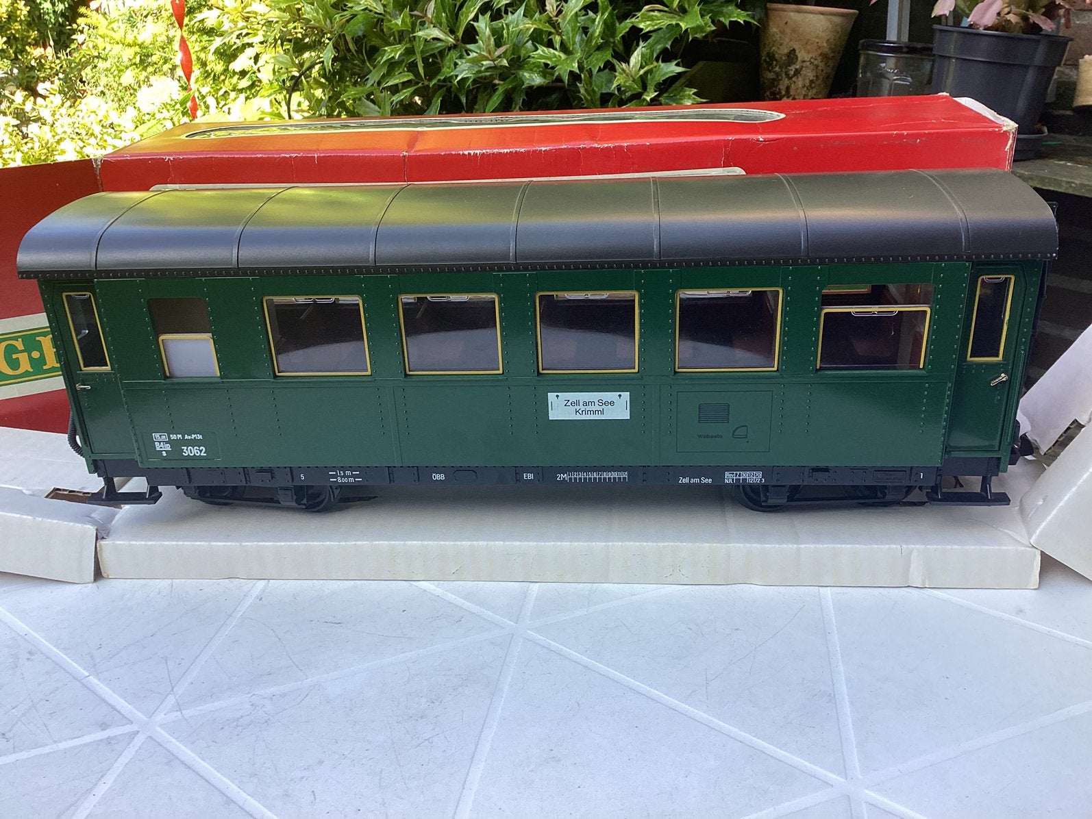 LGB 3062 ÖBB rijtuig met ovp, Gelijkstroom, Wagon, Ophalen of Verzenden, Zo goed als nieuw