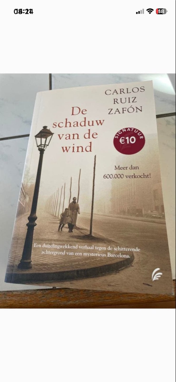 De schaduw van de wind - Carlos Ruiz Zafón, Boeken, Ophalen of Verzenden, Gelezen, Europa overig