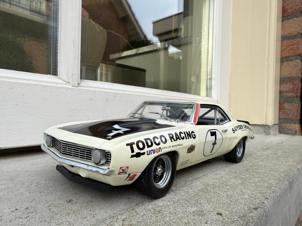 1:18 Chevrolet Camaro Trans Am #7 Todco Racing 1969 GMP 1302, Overige merken, Auto, Info@acmediecast.com, Ophalen of Verzenden