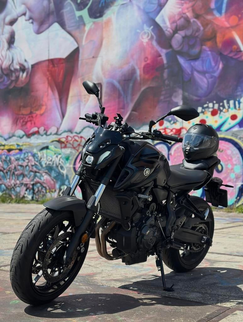 Yamaha MT07 2022 Tech Black 54KW Akrapovic, Motoren, Motoren | Yamaha, 2 cilinders, Motorrijbewijs A, Particulier, Meer dan 35 kW