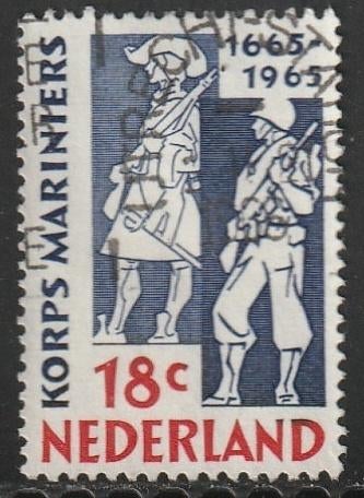 Nederland 1965 855 Mariniers, Gest Utrecht, Postzegels en Munten, Ophalen of Verzenden, Na 1940, Gestempeld
