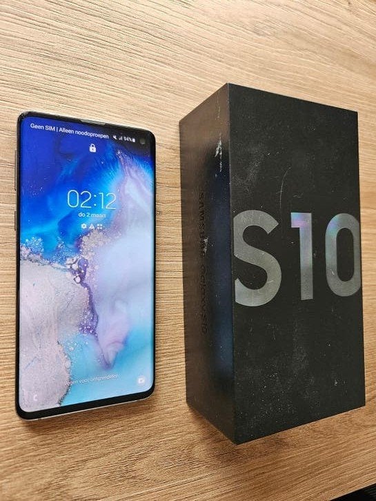 Samsung Galaxy S10 Prism Black met Rhinoshield hoesje, 128 GB, Ophalen of Verzenden, Zwart, Galaxy S10