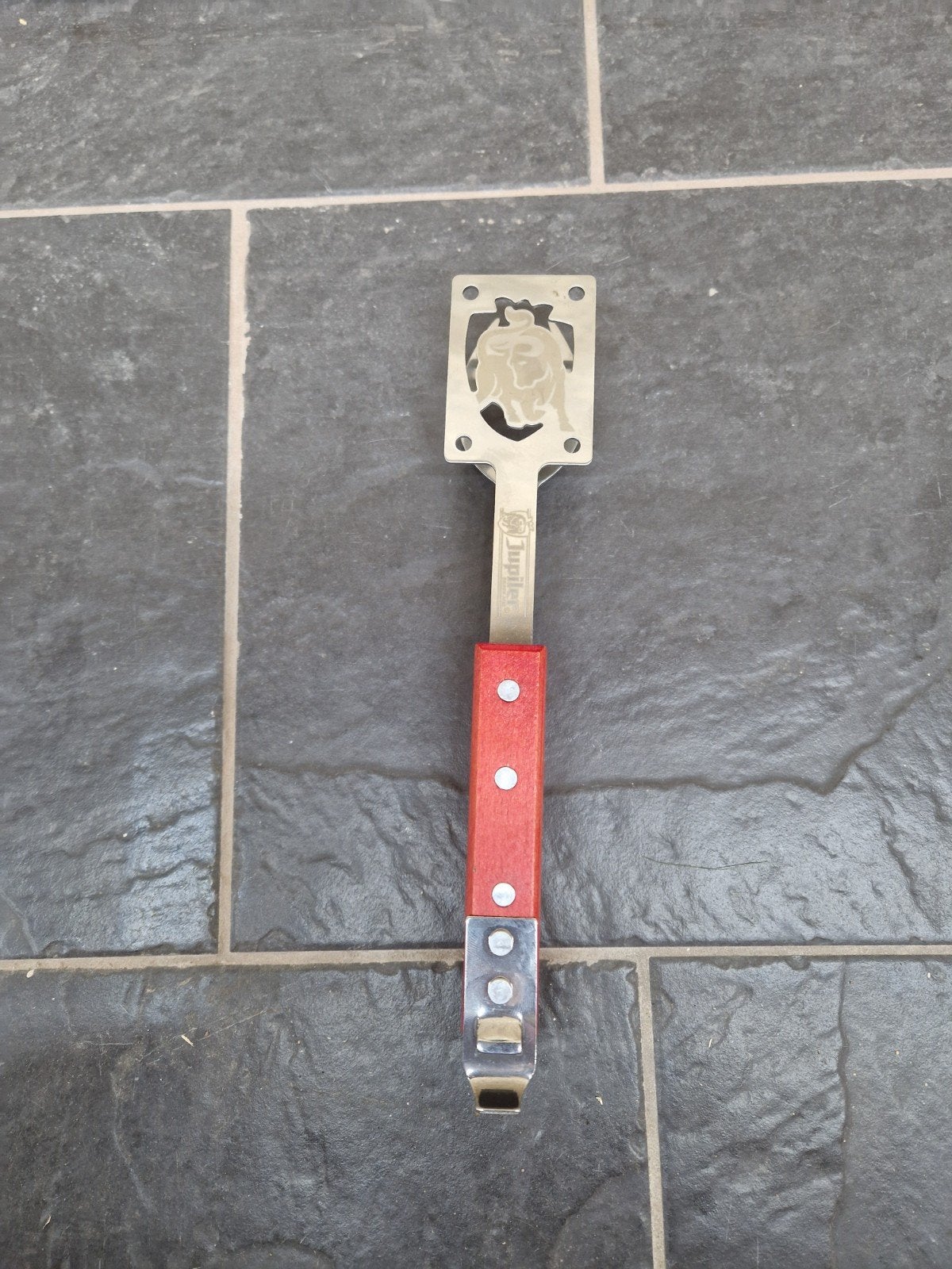 Jupiler BBQ Tang - Rood Houten Handvat, Ophalen of Verzenden, Metaal, Rood, Overige merken