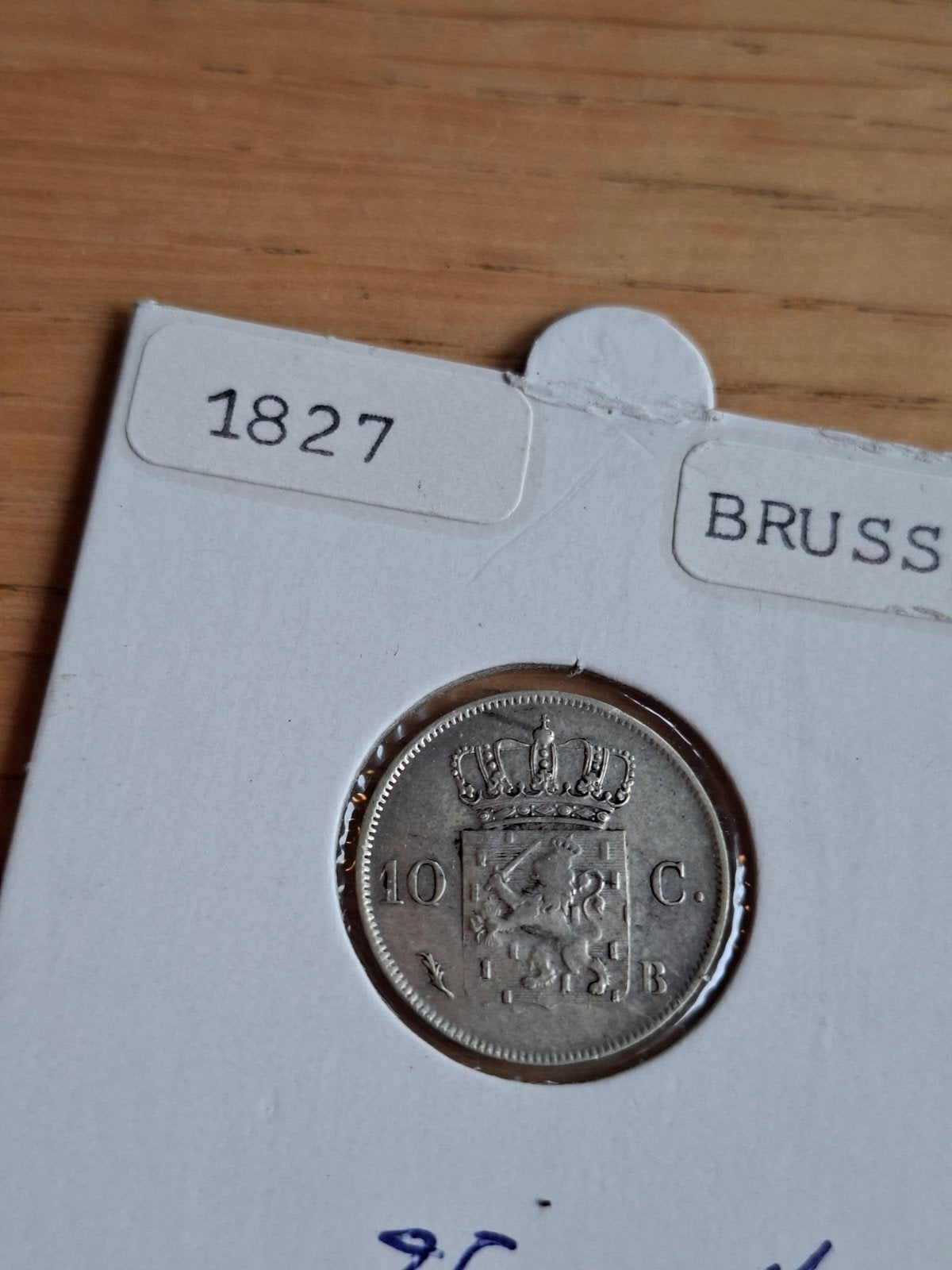 10 cent 1827 b willem 1, Ophalen of Verzenden, Koning Willem I, 10 cent, Zilver