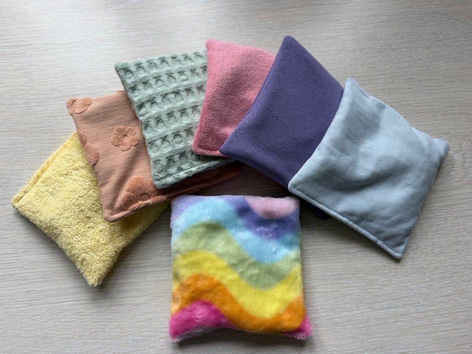Pittenzakjes 12x12 cm - Pastel Stapelstein kleuren, Ophalen of Verzenden, Nieuw, Overige typen, Met geluid