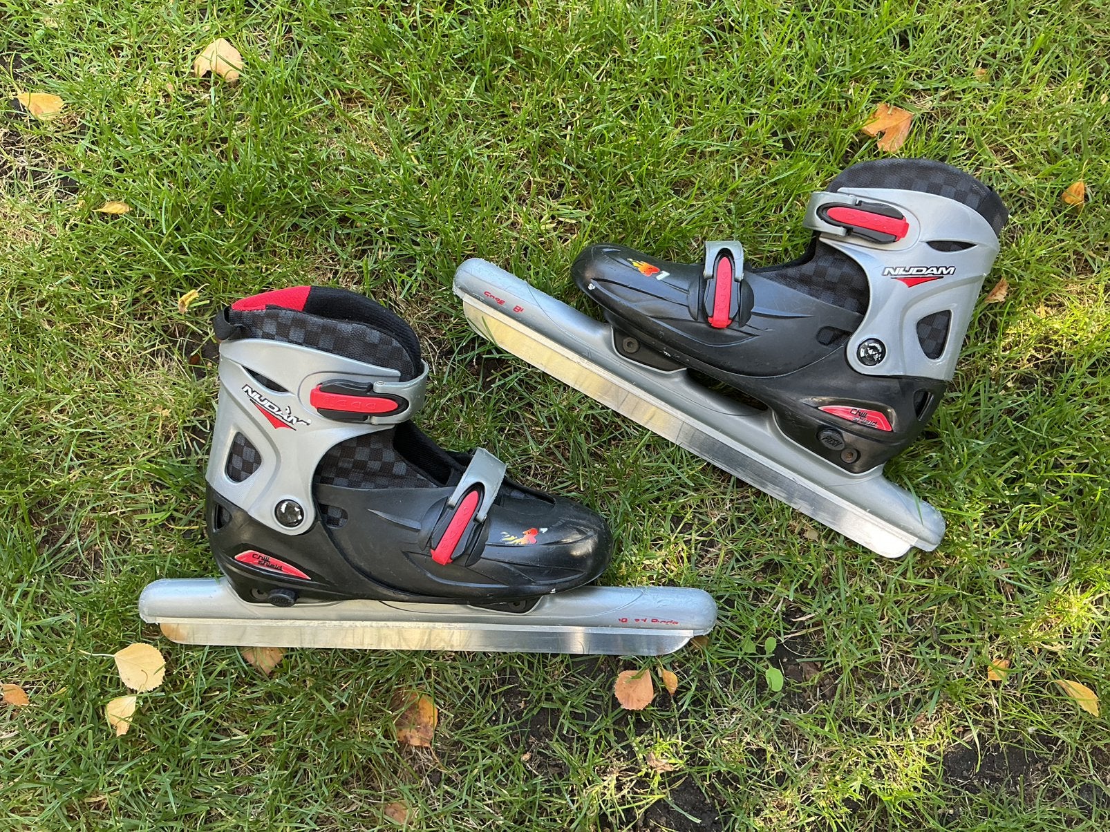 Nijdam verstelbare combinoren / schaatsen 34 - 37, Sport en Fitness, Ophalen of Verzenden, Zo goed als nieuw, Combinoren, Nijdam