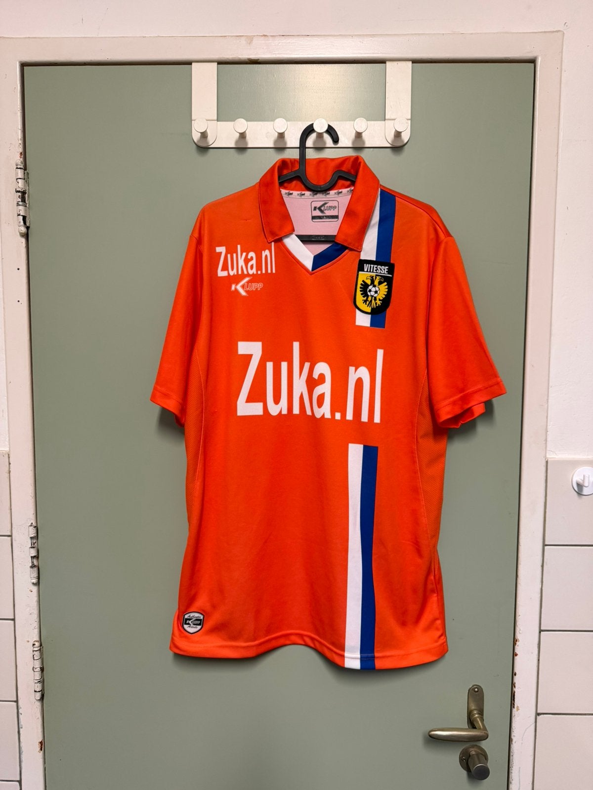Vitesse shirt 2010-2011 Kingston matchworn, Verzamelen, Ophalen of Verzenden, Zo goed als nieuw, Vitesse, Shirt