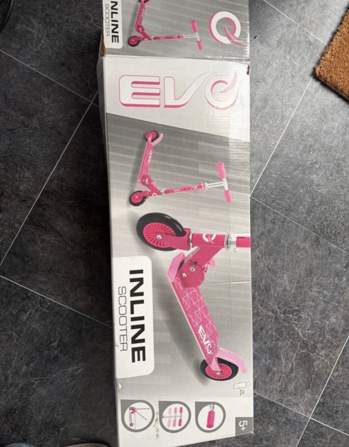 Nieuwe Roze EVO Inline Scooter - Perfect voor Kinderen, Ophalen, Nieuw, Gewone step