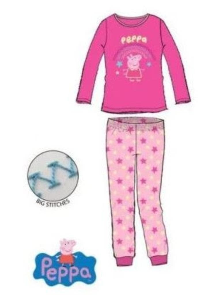 Peppa Pig Fleece Pyjama Roze - Maat 128 - AANBIEDING, Nacht- of Onderkleding, Meisje, Nieuw, Ophalen of Verzenden