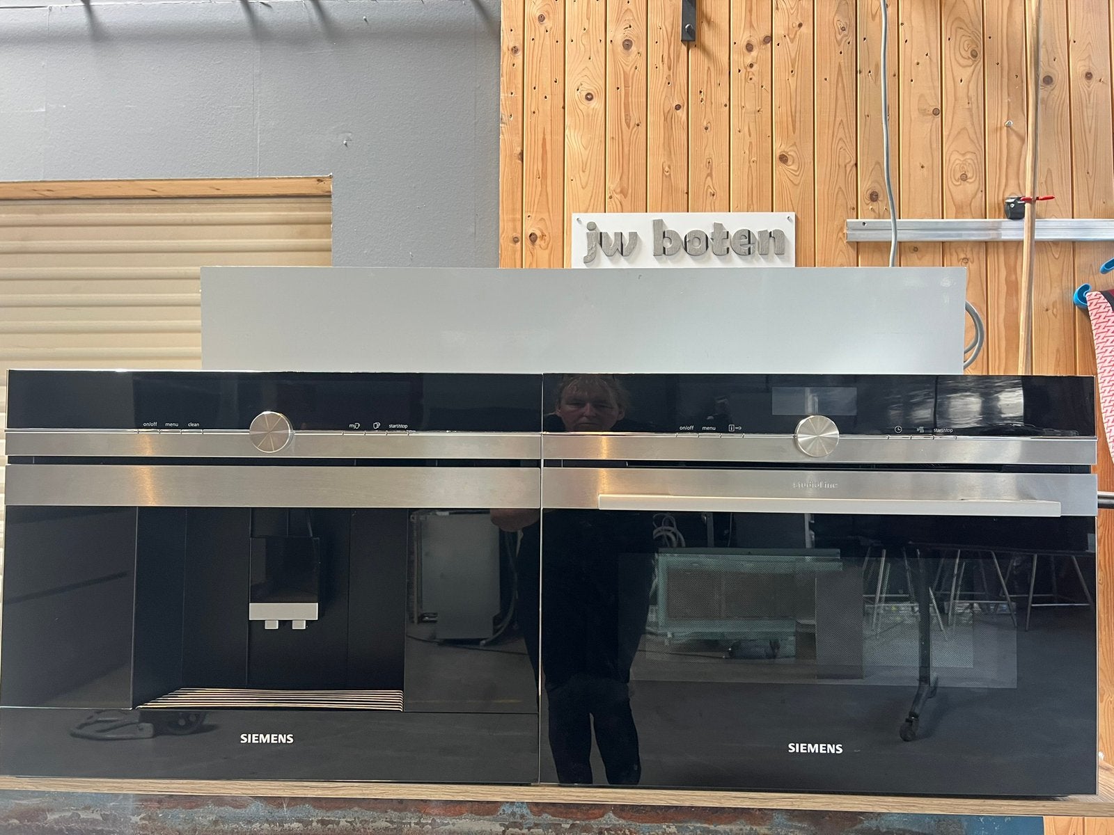 Mooie set Siemens combi met koffie machine., Ophalen, Zo goed als nieuw, Oven, Inbouw