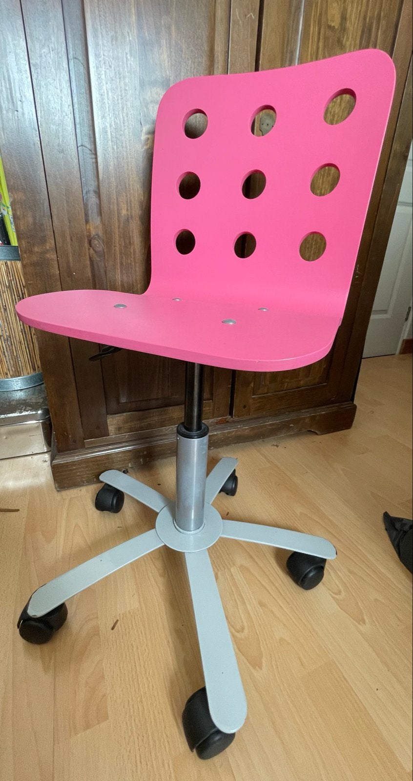 Ikea Kindermodel Bureaustoel - Roze, Gebruikt, Ophalen