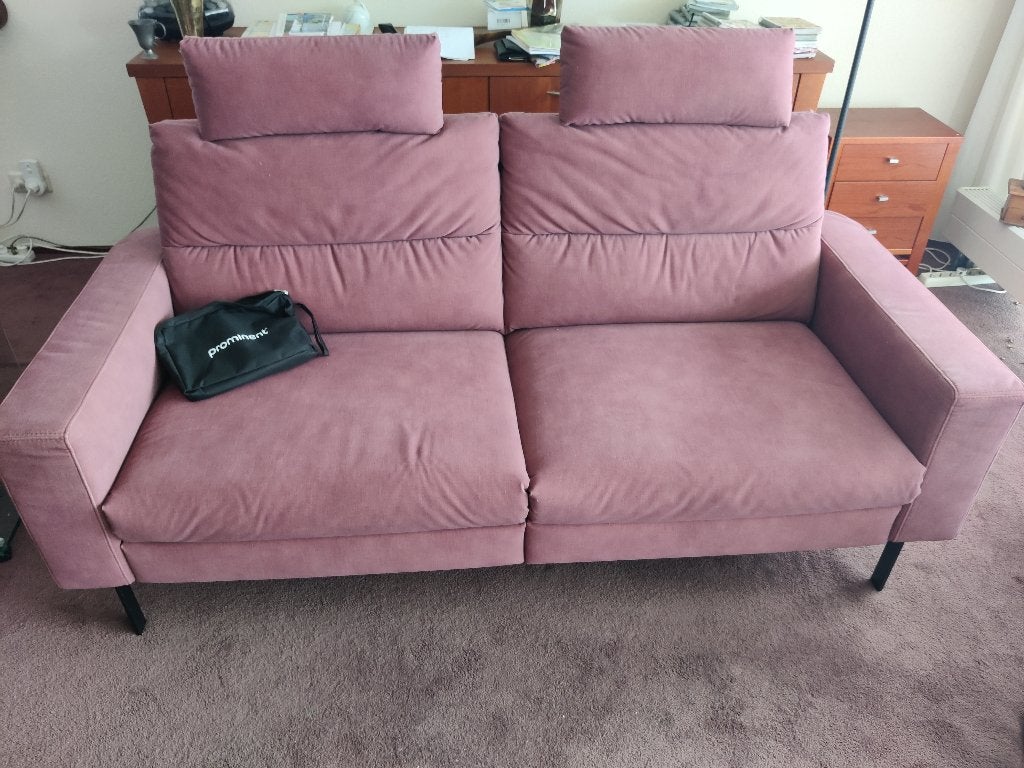 Prominent relaxbank T-502, Ophalen, Gebruikt, Tweepersoons, Rechte bank