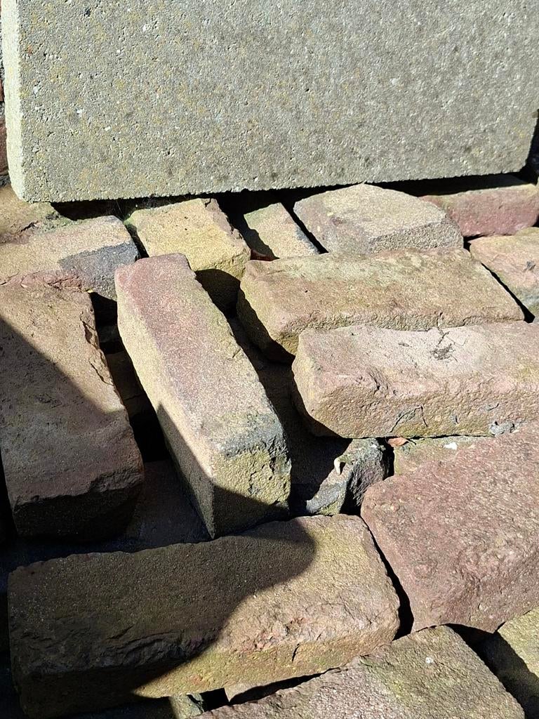 Oude gebakken waalstenen - Authentiek en duurzaam, Tuin en Terras, Tegels en Klinkers, Ophalen of Verzenden, Gebruikt