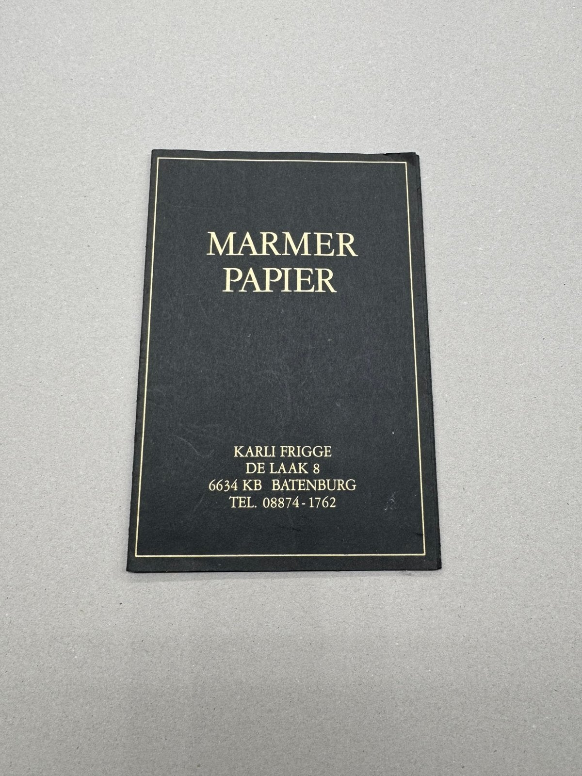Marmerpapier samples van Karli Frigge voor boekbinders, Ophalen of Verzenden, Zo goed als nieuw, Overige onderwerpen