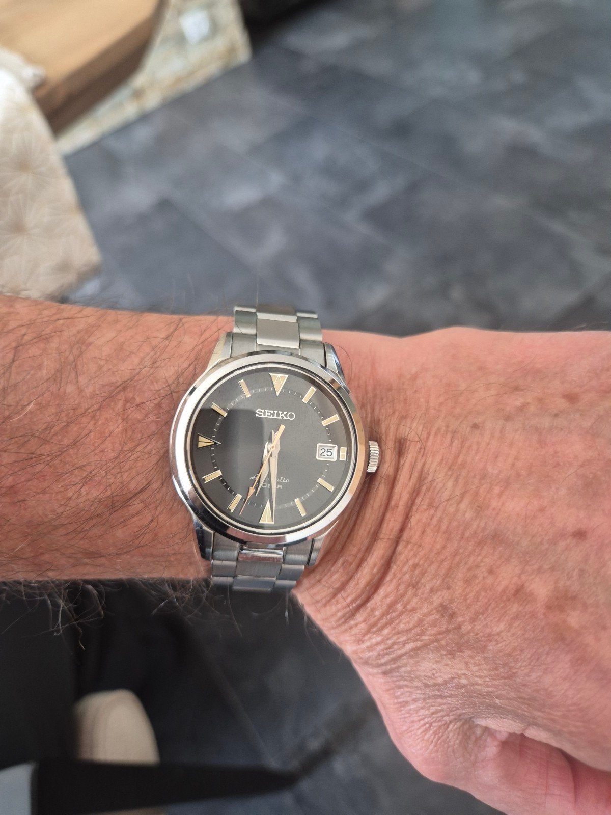 Seiko Alpinist Prospex herenhorloge, Sieraden, Tassen en Uiterlijk, Ophalen of Verzenden, Zo goed als nieuw, Leer, Overige merken