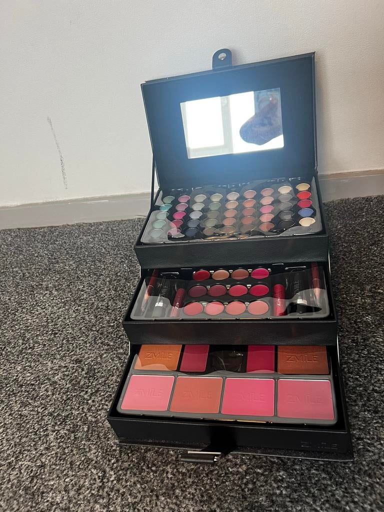 ZMILE Make-up Koffer - Complete Set voor Gezicht en Ogen, Gebruikt, Overige kleuren, Gehele gezicht, Ophalen of Verzenden